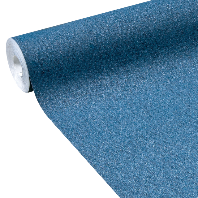 Papier peint intissé CALICO coloris bleu nuit