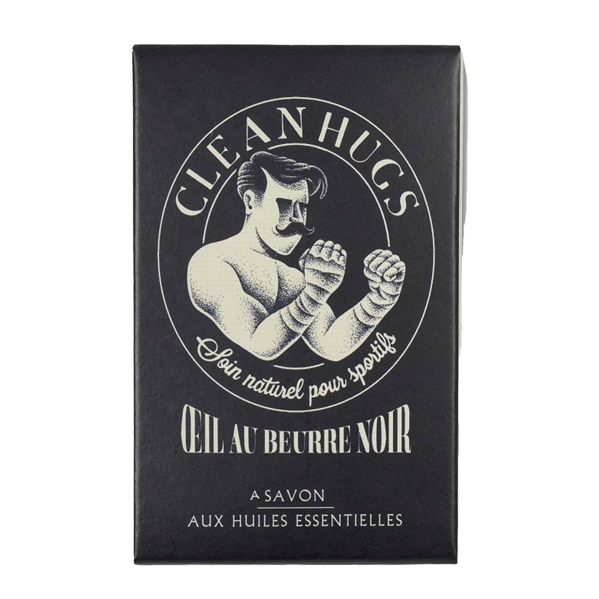 CLEAN HUGS Soin corps homme Oeil au beurre noir Noir 100G