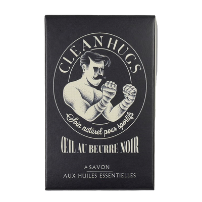 CLEAN HUGS Soin corps homme Oeil au beurre noir Noir 100G