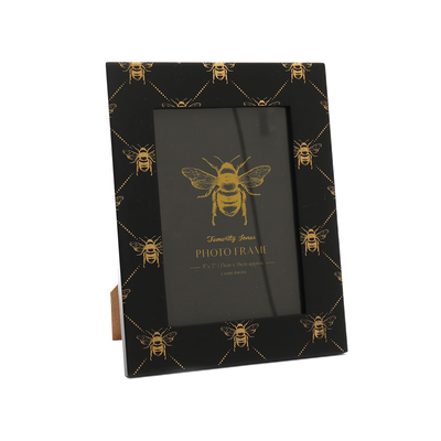 Cadre photo Abeille Noir et or