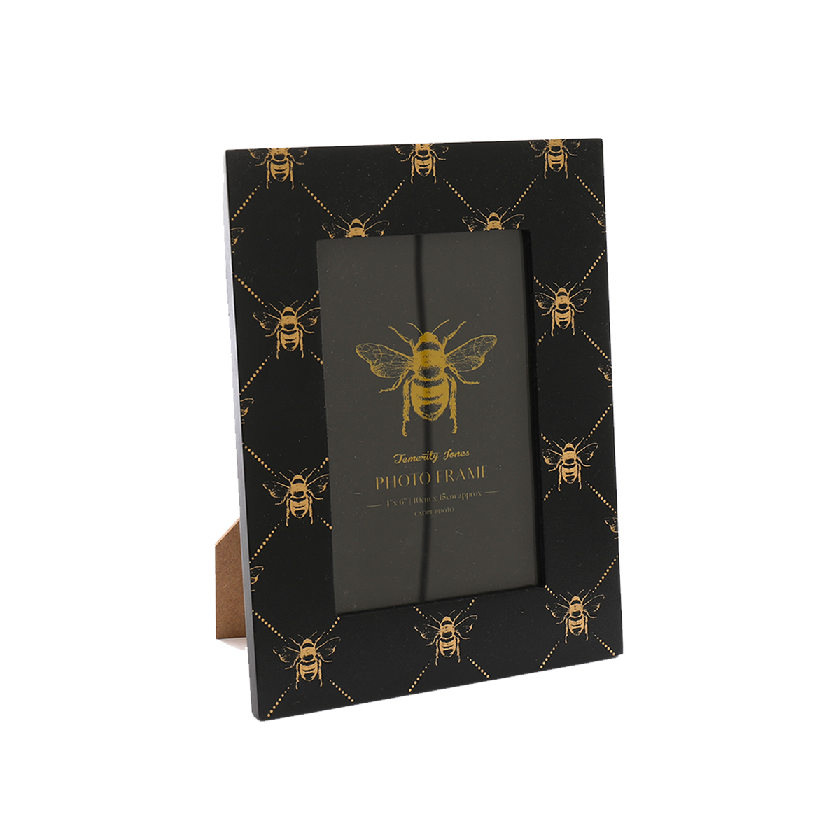 Cadre photo Abeille Noir et or