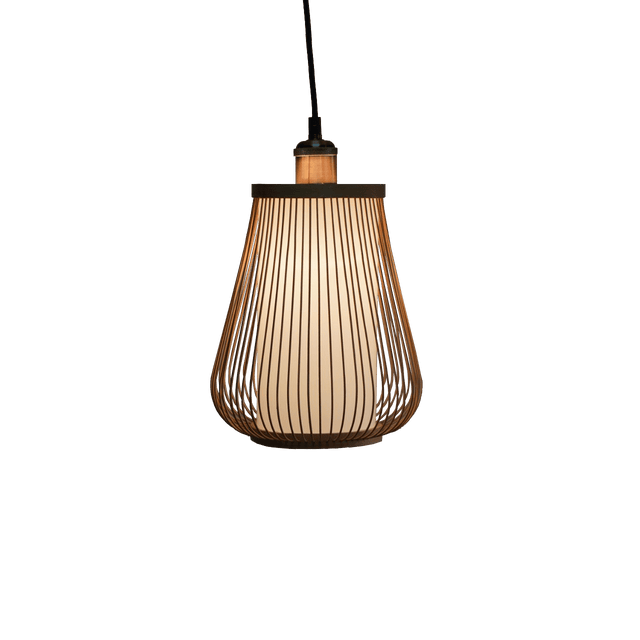 Abat-jour MINH coloris bambou 24 x 18 cm