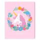 4MURS Toile embellie Reveuse Rose