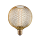 Ampoule Led e27 25w betty globe métal doré 1800k Jaune