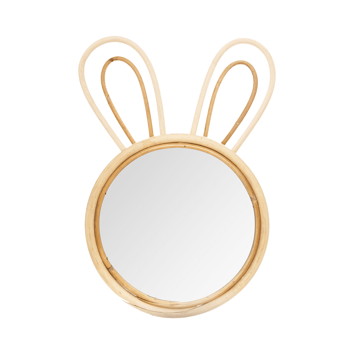 Miroir en rotin Koopa Beige