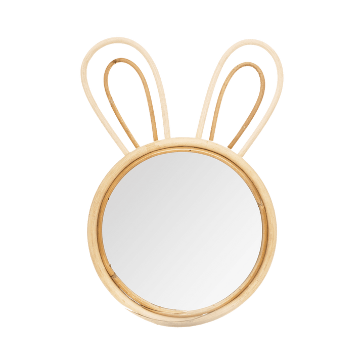 Miroir en rotin Koopa Beige