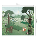 4MURS Papier peint panoramique XL Far away land xl Multicolore Mat