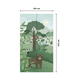 4MURS Papier peint panoramique L Far away land small Multicolore Mat
