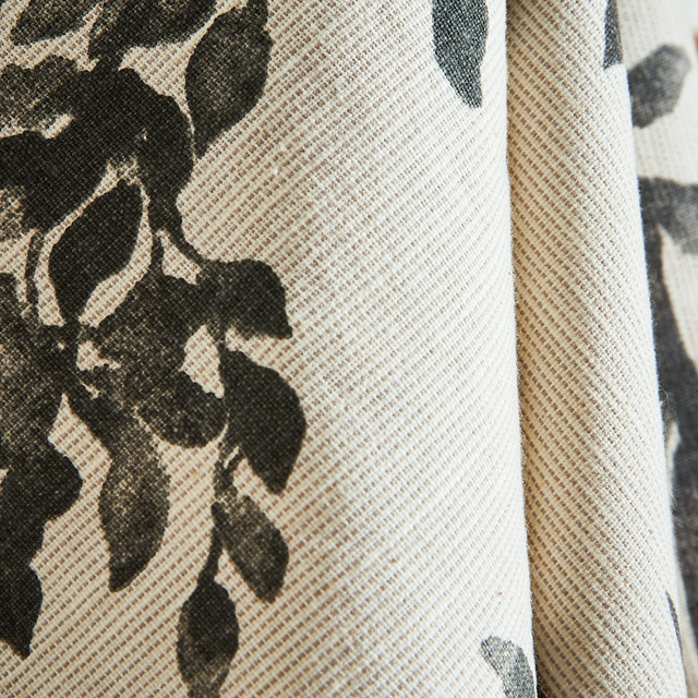 WINKLER Torchon ISAM coloris blanc/kaki 50 x 70 cm