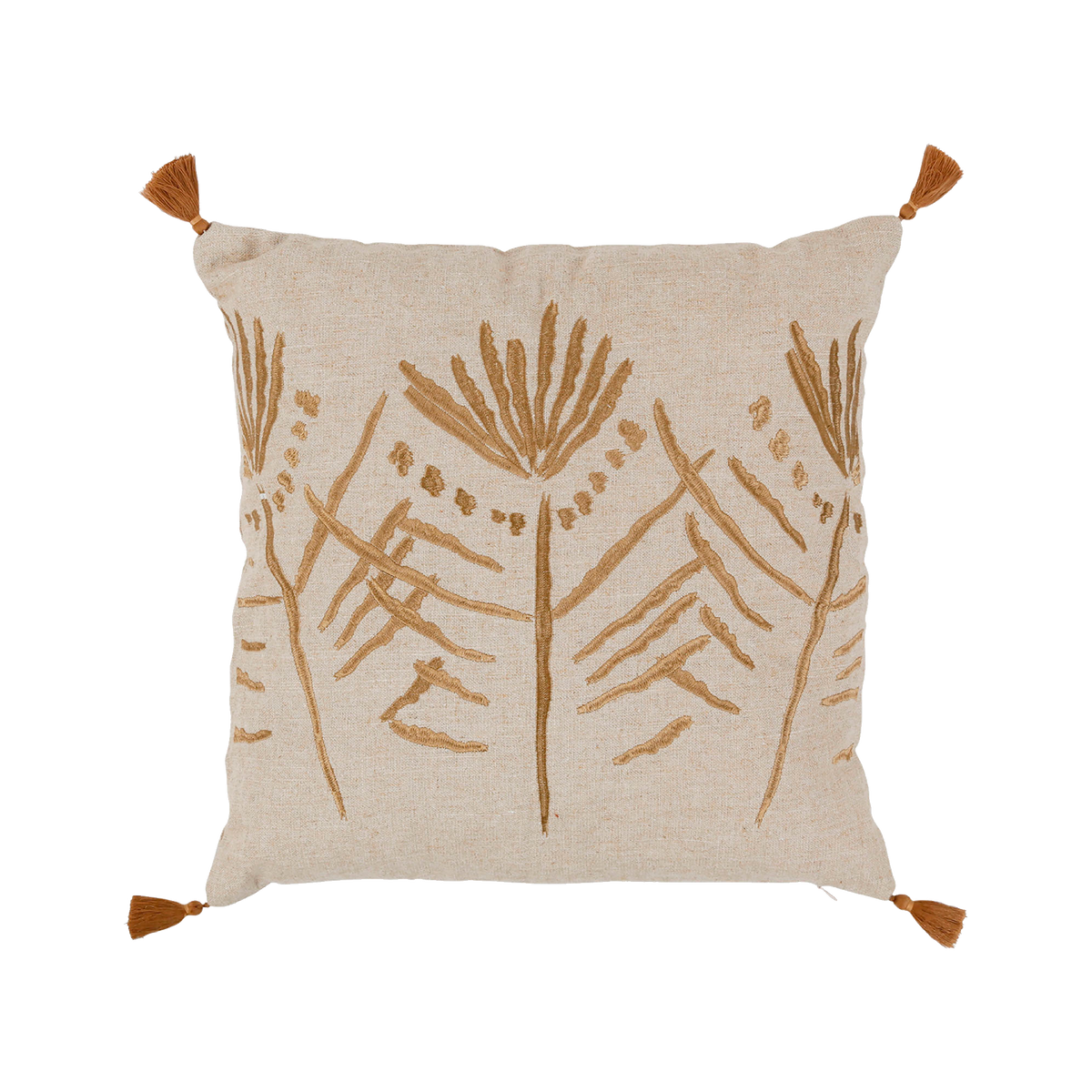 Housse de coussin Ylia Beige/bronze