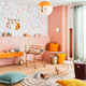 4MURS Papier peint intissé Calm forest Multicolore