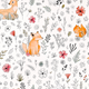 4MURS Papier peint intissé Calm forest Multicolore