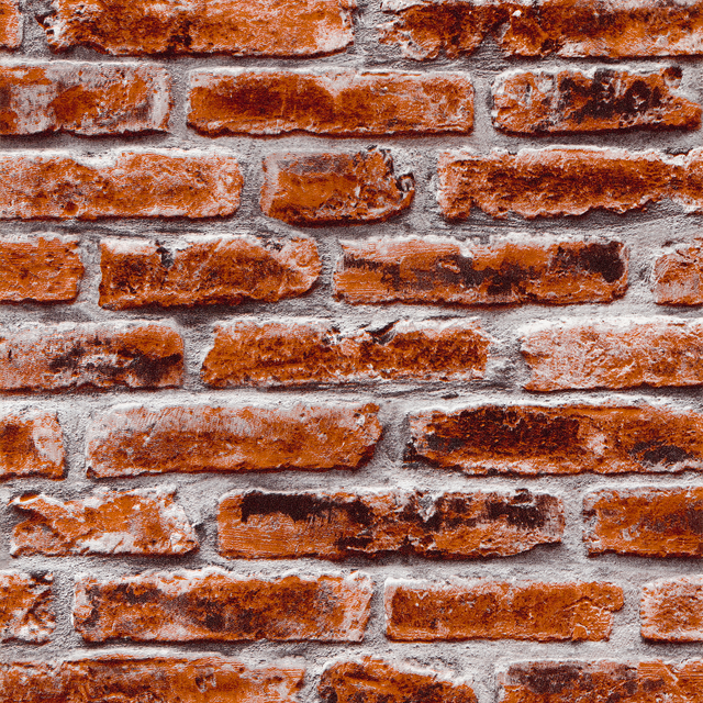 Papier peint intissé YONKERS coloris rouge brique