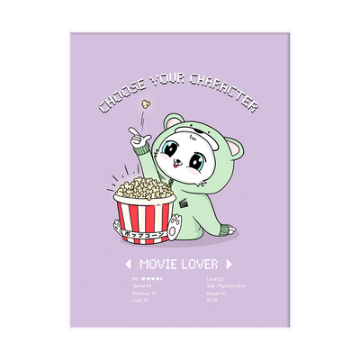 4MURS Tableau Movie lover Lilas