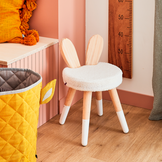 Ostaria Fauteuil pour enfant THELMA coloris blanc cassé