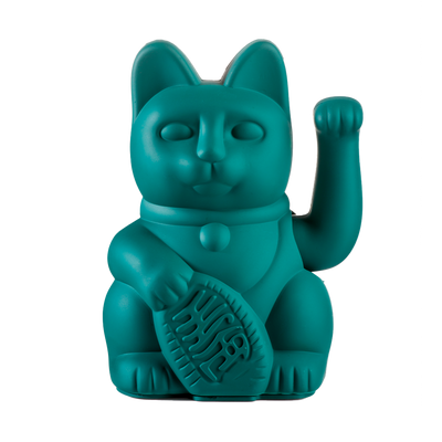 DONKEY Figurine Lucky cat Deep green