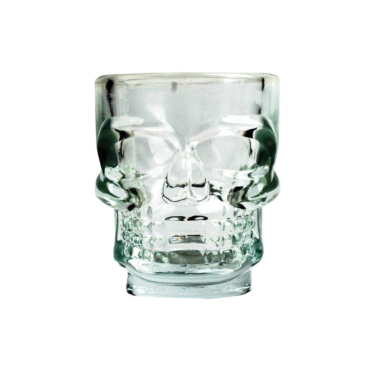 KIKKERLAND Verre Set de 4 verres skull Transparent