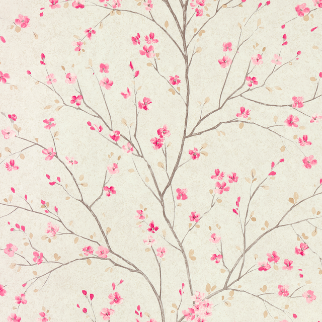 Papier peint intissé TOKYO BLOSSOM X METROPOLITAN STORIES écru