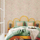 Papier peint intissé Tokyo blossom x metropolitan stories Écru