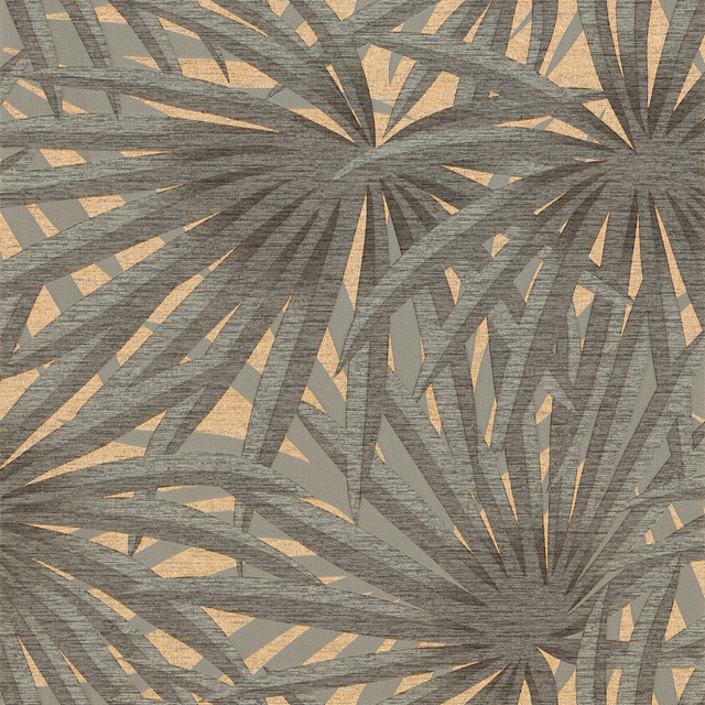 Papier peint intissé SHAÏNA coloris gris chaud