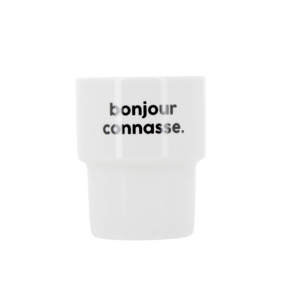 FÉLICIE AUSSI Gobelet Bonjour connasse Blanc 300ML