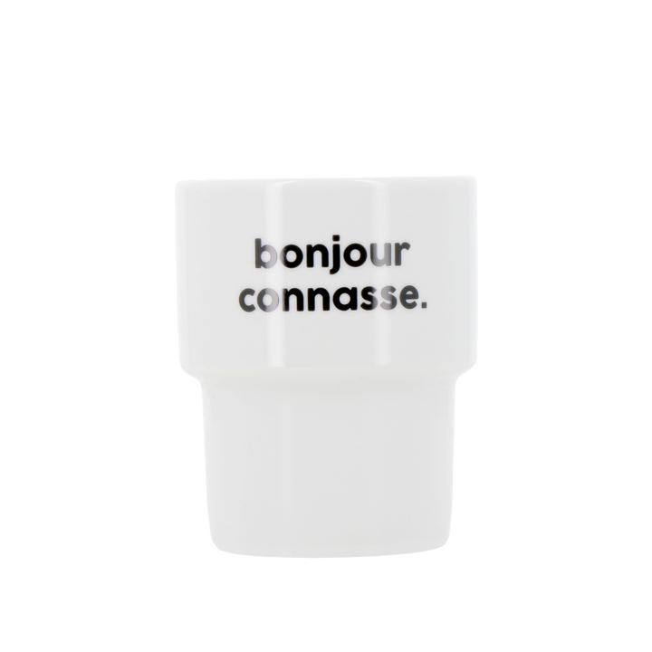 FÉLICIE AUSSI Gobelet Bonjour connasse Blanc 300ML