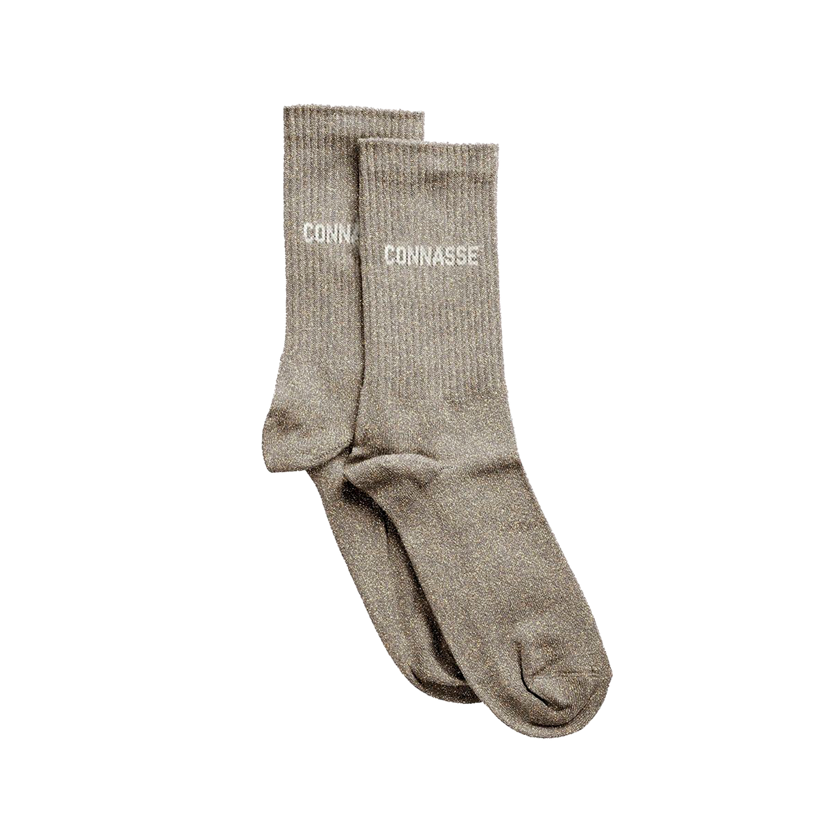 FÉLICIE AUSSI Chaussettes Connasse paillettes 36-40 Beige