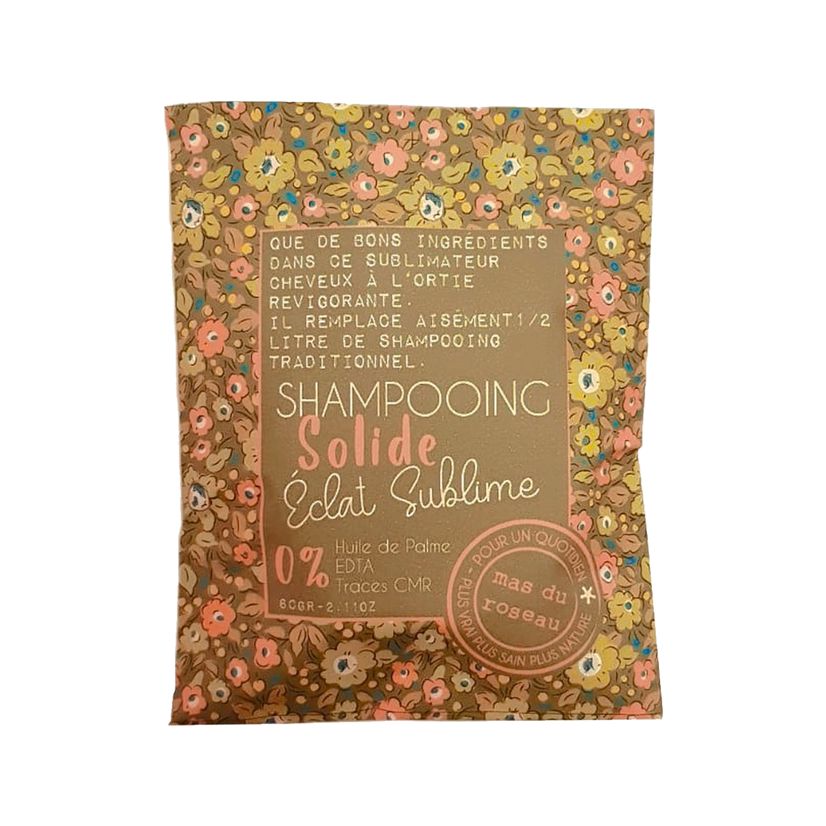 MAS DU ROSEAU Shampoing solide Eclat sublime Brun 80G