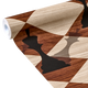 Papier peint intissé Checkmate Bois naturels
