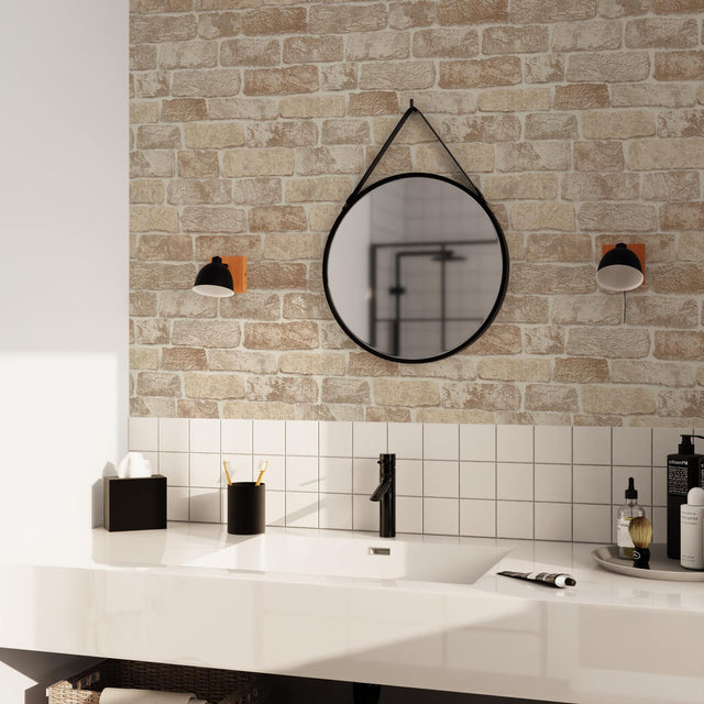 Papier peint intissé ATLANTA coloris sable beige