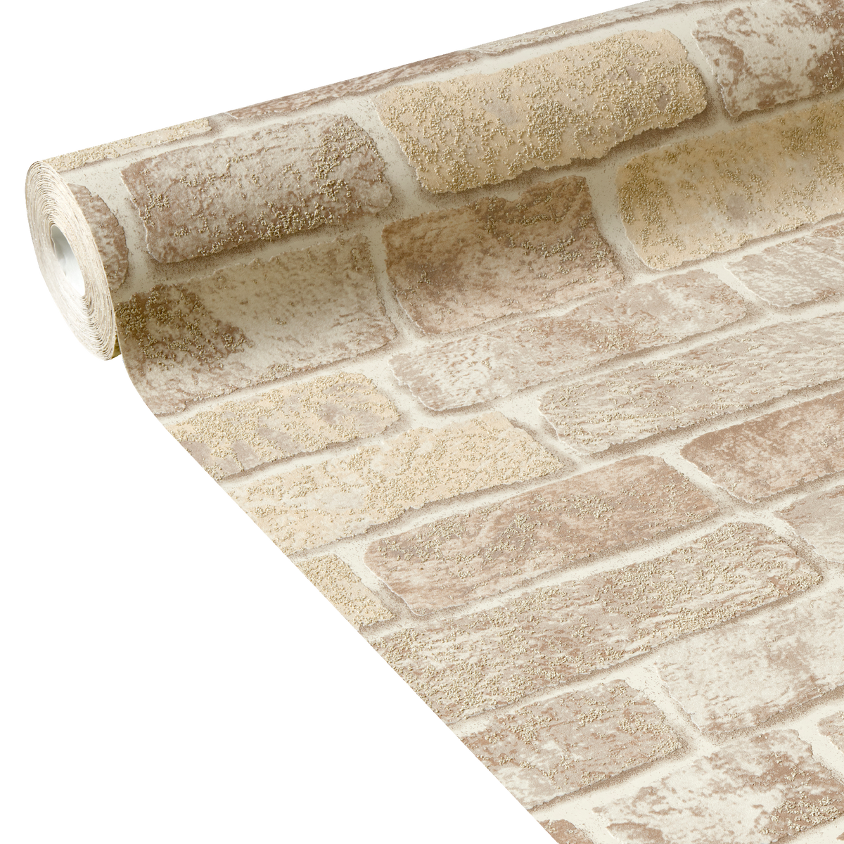 Papier peint intissé Atlanta Sable beige