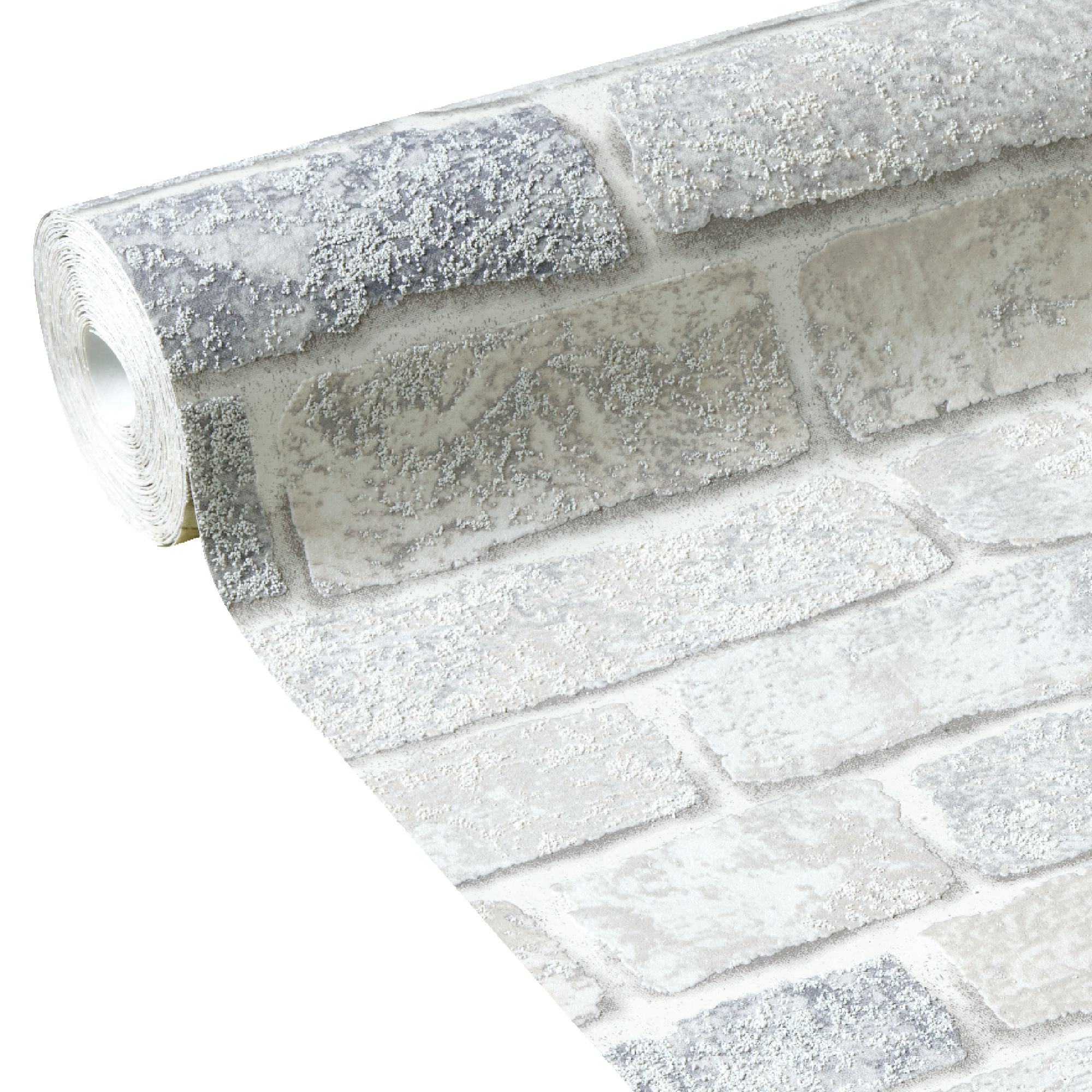 Papier peint intissé ATLANTA coloris gris perle
