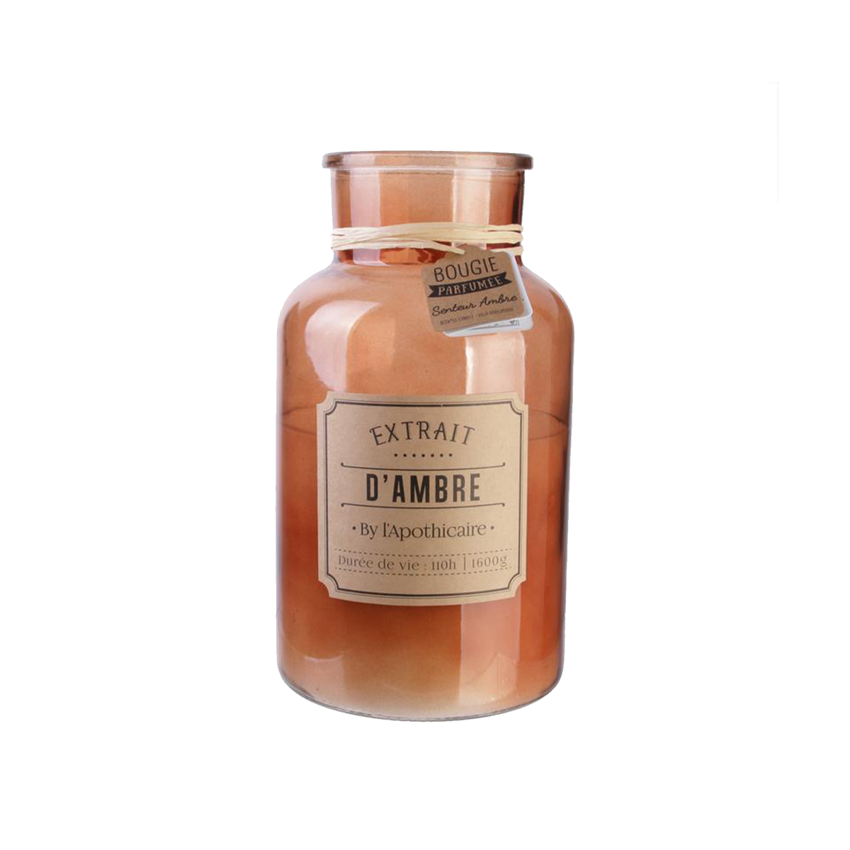 Bougie parfumée Apothicaire xl Orange Ambre 1600G