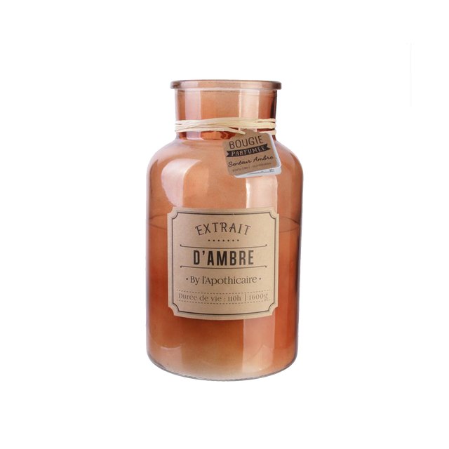 Bougie parfumée APOTHICAIRE XL ambre