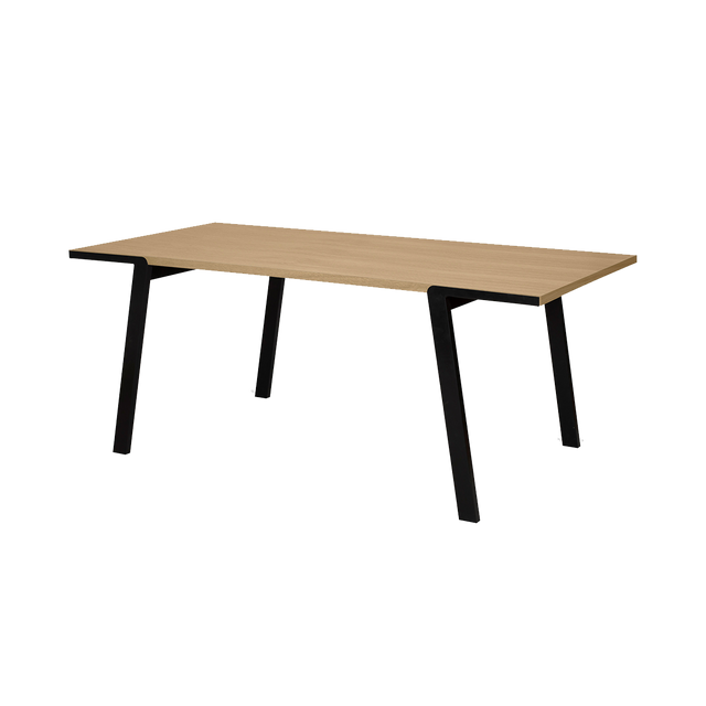 Tema Home Table de salle à manger DRIFT noir 180 x 91 cm