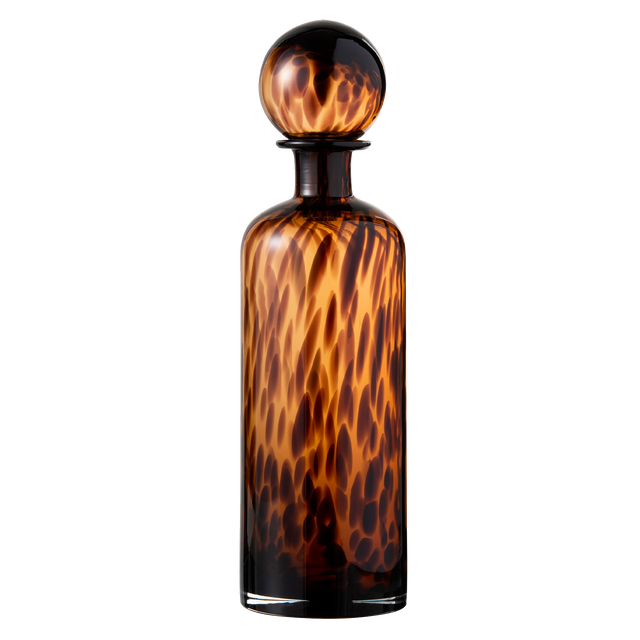 Bouteille décorative ROMA coloris noir marron
