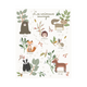 4MURS Tableau Les animaux sauvages Multicolore