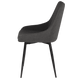 ZAGO Chaise Zelie Gris anthracite 1 place