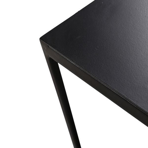 Zago Table basse OTIS coloris noir 85 x 85 cm