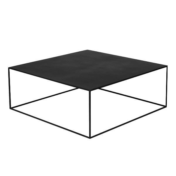Zago Table basse OTIS coloris noir 85 x 85 cm