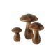 Figurine Pilz Bois