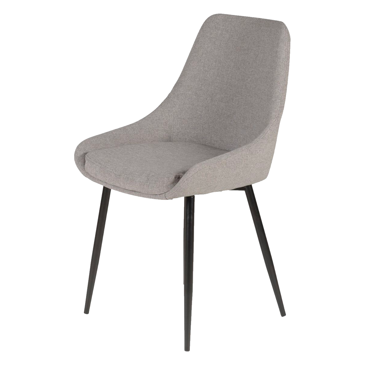 ZAGO Chaise Zelie Gris clair 1 place