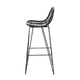 ZAGO Tabouret de plan de travail Fresh Noir 1 place