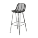 ZAGO Tabouret de plan de travail Fresh Noir 1 place