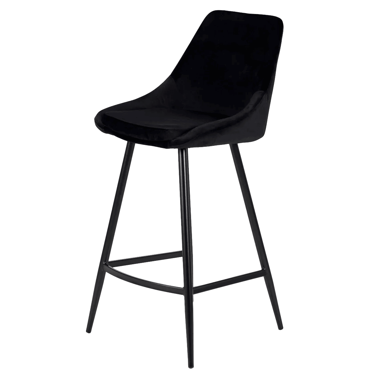 ZAGO Tabouret de bar Vico Noir 1 place