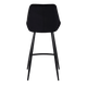 ZAGO Tabouret de bar Vico Noir 1 place