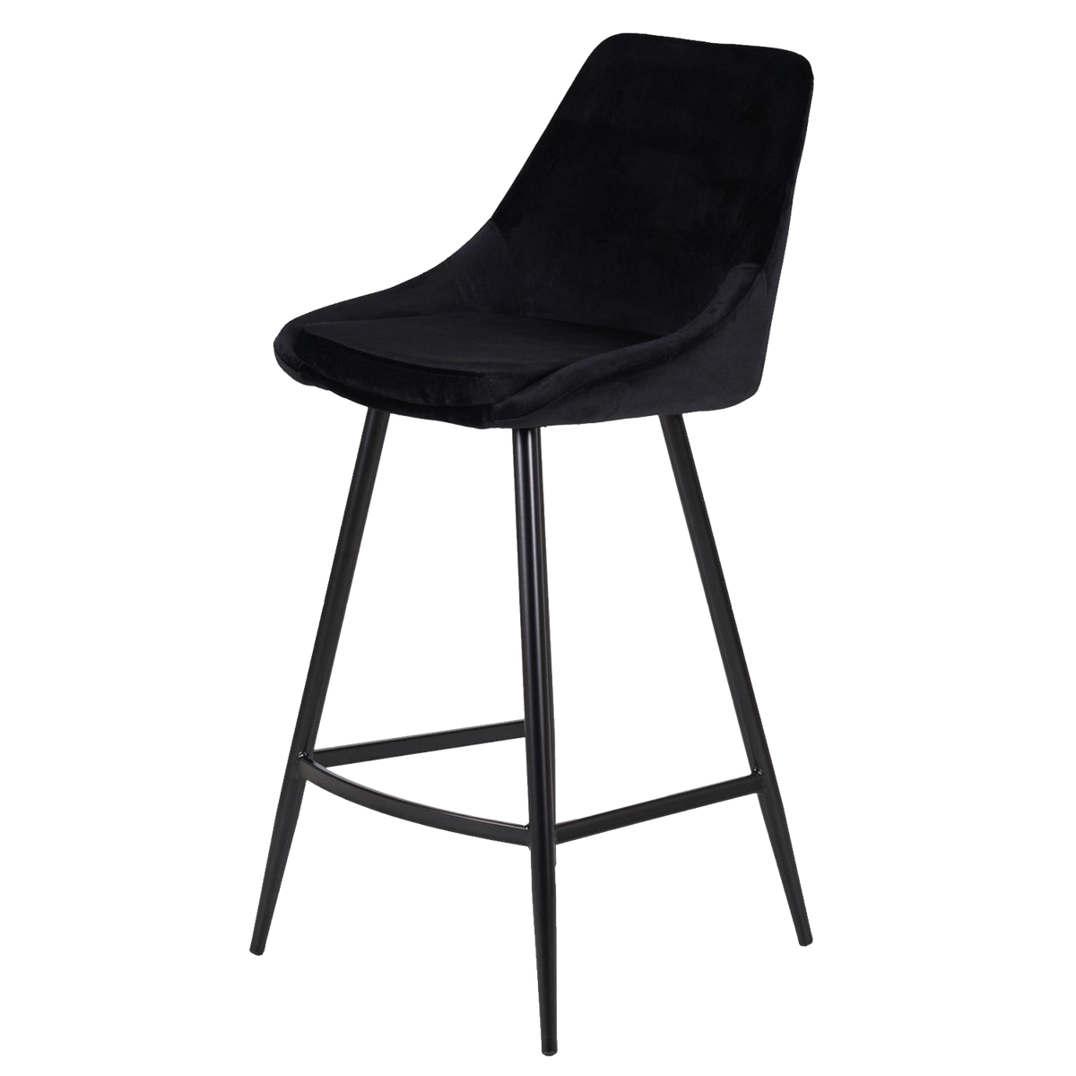 ZAGO Tabouret de plan de travail Clipa Noir 1 place