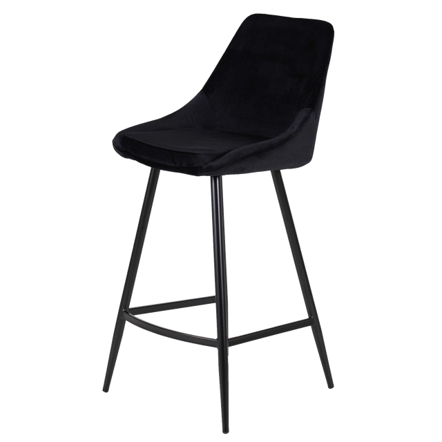 Zago Tabouret de plan de travail CLIPA coloris noir
