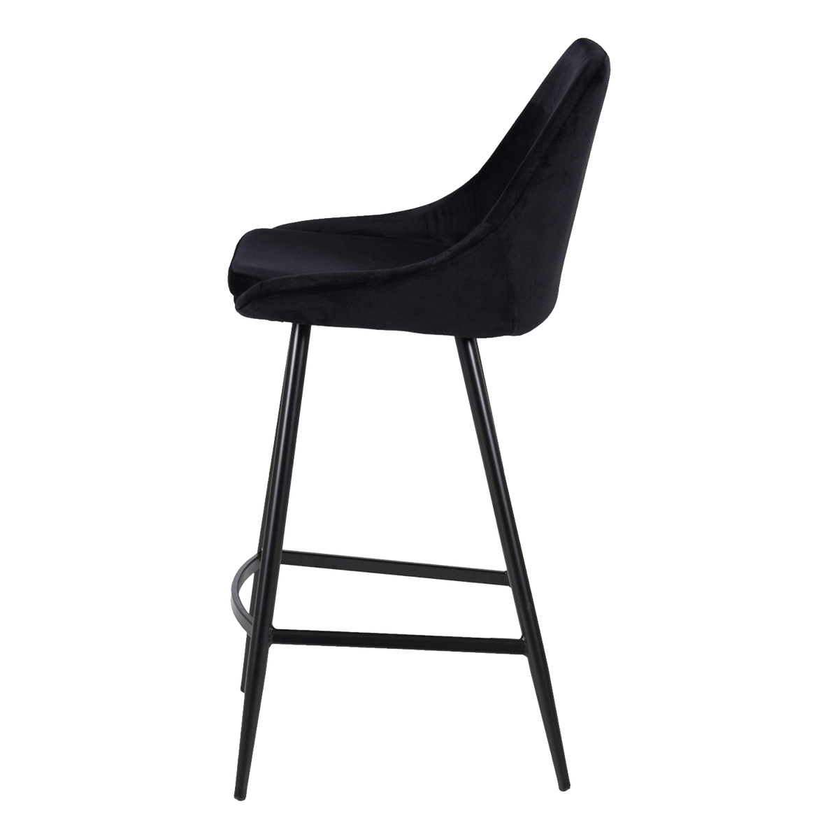 ZAGO Tabouret de plan de travail Clipa Noir 1 place
