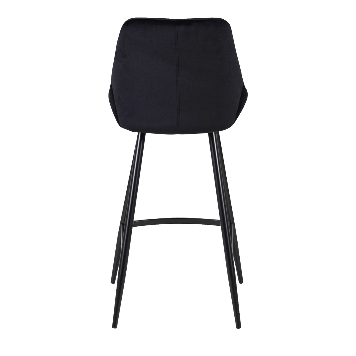 ZAGO Tabouret de plan de travail Clipa Noir 1 place